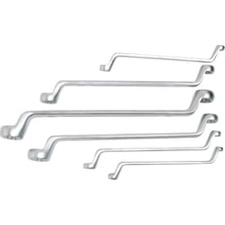 Bgs Technic - Set di chiavi a doppio anello con teste ad anello e profilo e gomito E6 - E24 6 pz.