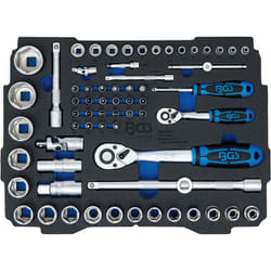 BGS technic Foam Tray for BGS BOXSYS1 & 2: Socket Set 6.3 mm (1/4') / 12.5 mm (1/2')