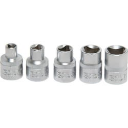 Bgs Technic - Set di bussole triangolari M5 - M12 (8 - 16,5 mm) 5 pz.