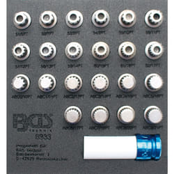 BGS technic Tool Tray 1/6: Rim Lock Socket Set for VAG