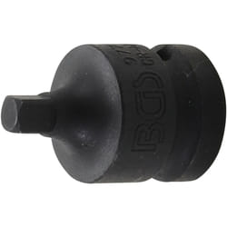Bgs Technic - Adattatore chiavi a bussola quadro interno 12,5 mm (1/2') - quadro esterno 6,3 mm (1/4')