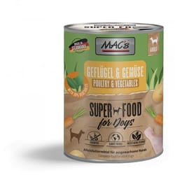 MAC's 345 cibo umido per cani Trinciapollo, Vegetale Adulto 800 g