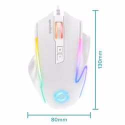 SPEEDLINK SL-680024-WT mouse Gaming Mano destra USB tipo A Ottico 12800 DPI - Vista aggiuntiva 8