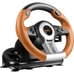 SPEEDLINK DRIFT O.Z. Nero, Grigio, Arancione USB Sterzo + Pedali Analogico/Digitale PC