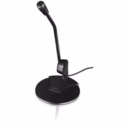 SPEEDLINK Pure Desktop, Microfono per PC, Cablato, 3.5 mm (1/8"), Nero, 1,7 m