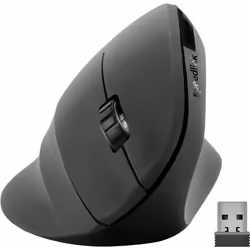 SPEEDLINK SL-630019-RRBK, Mano destra, Design verticale, Ottico, RF Wireless + USB Type-A, 1600 DPI, Nero