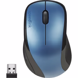SPEEDLINK KAPPA, Mano destra, Ottico, RF Wireless, 1600 DPI, Nero, Blu