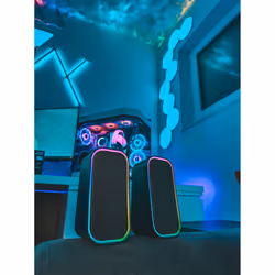 SPEEDLINK TOKEN RGB Nero Con cavo e senza cavo 6 W - Vista aggiuntiva 8