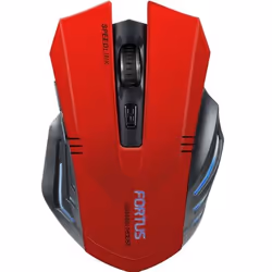 SPEEDLINK Fortus, Mano destra, Ottico, RF Wireless, 2400 DPI, Nero, Rosso