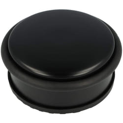 Westcott - E-19002 00 Fermaporta rotondo in acciaio inossidabile, adatto alle porte e antiscivolo, 10 x 4 cm, 1200 g, nero