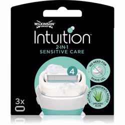 Per una pelle perfettamente depilata, liscia e morbida come seta prova le lamette di ricambio Wilkinson Sword Intuition Sensi ...