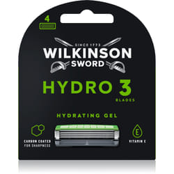 Wilkinson Sword Hydro3 Skin Protection Black Edition 4 pz