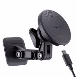 SP-Connect Smartphone Mount Supporto adesivo di ricarica Pro SPC+, nero