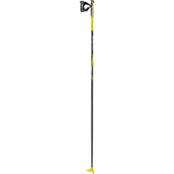 LEKI CC 450 bastone da sci 145 cm Nero, Bianco, Giallo Carbonio