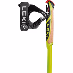 LEKI CC 450 bastone da sci 145 cm Nero, Bianco, Giallo Carbonio - Vista aggiuntiva 2