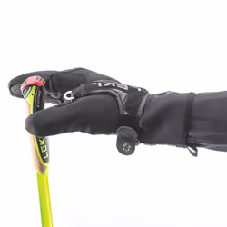 LEKI CC 450 bastone da sci 145 cm Nero, Bianco, Giallo Carbonio - Vista aggiuntiva 3