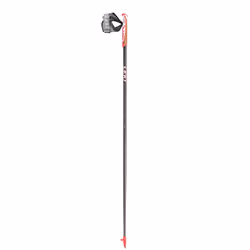 LEKI Flash Carbon, Unisex, Lunghezza fissa, Camminata nordica, Impugnatura di tipo I, Nylon, Carbon Composite 70%