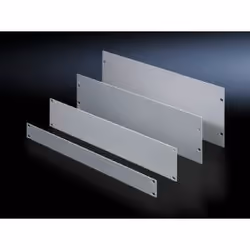 Rittal 1937.200, Piastra per scaffale, Bianco, Alluminio, 12U, 48,3 cm (19"), 482,6 mm