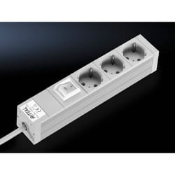 Rittal DK 7240.120 prolunghe e multiple 2 m 3 presa(e) AC Interno