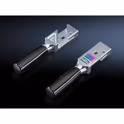 Rittal SM 2415.500, Maniglia porta, Nero, Argento, 2 pz