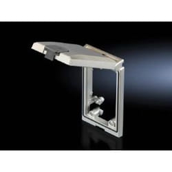 Rittal 2482.320 Copertura di sicurezza per presa elettrica Grigio 1 pz