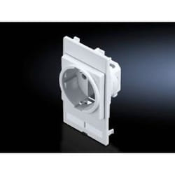 Rittal 2482.400 presa energia CEE 7/3 Bianco