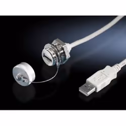 Rittal 2482.210, 0,5 m, USB A, USB A, Maschio/Femmina
