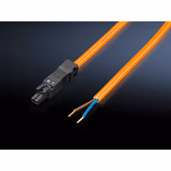 Rittal 2500.420, 3 m, 3-pin, Dritto, Dritto, Arancione