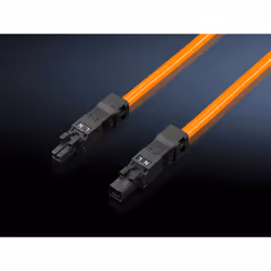 Rittal 2500.450, 1 m, 3-pin, Dritto, Dritto, Arancione