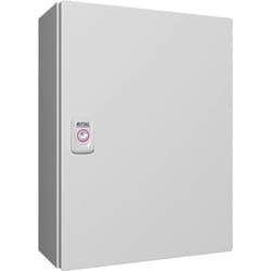 Rittal - kx 1577.000 Contenitore da installazione, Contenitore da parete 300 x 400 x 155 Lamiera d'acciaio Grigio (ral 70