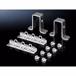 Rittal VX 8620.400, Staffa di supporto, Grigio, Acciaio inox, Acciaio, 2 pz, 230 g