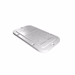 Rittal AX 2561.200, Pannello di gestione del cavo, Grigio chiaro, Plastica, IP66, -40 - 80 °C, UL 94-V0