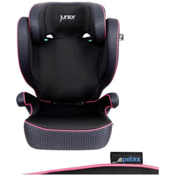 Petex - Basic Plus 1602 pink hdpe nach ece R129 Seggiolino per bambini Rosa