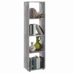 VidaXL 428752, Grigio, 4 ripiani, 365 mm, 330 mm, 1385 mm