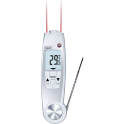 Testo - 104-IR Termometro a penetrazione haccp Campo di misura temperatura -50 fino a 250 °c Sensore tipo ntc Conforme ha
