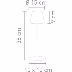 Sompex Troll 2.0 Illuminazione da tavolo da esterno LED 2,2 W F