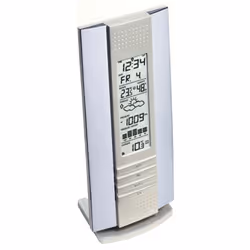 Technoline WS 7394, Alluminio, Argento, 1 - 99%, -9,9 - 59,9 °C, 14,2 - 139,8 °F, -29,9 - 69,9 °C, -21,8 - 157,8 °F