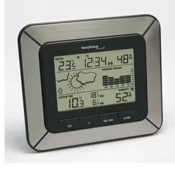 Technoline WS 9273-IT, Nero, Argento, Igrometro da interno, Termometro da interno, Igrometro per esterno, Termometro da ester ...