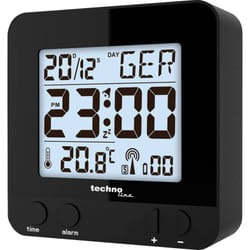 Technoline - Techno Line WT235 sw Radiocontrollato Sveglia Nero Tempi di allarme 1