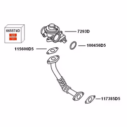 Valvola EGR WAHLER 7293D - Vista aggiuntiva 5