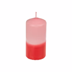 G. Wurm 10035208 candela di cera Cilindro Rosa, Rosso 1 pz