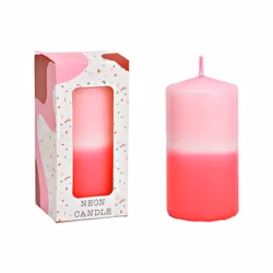 G. Wurm 10035208 candela di cera Cilindro Rosa, Rosso 1 pz - Vista aggiuntiva 5