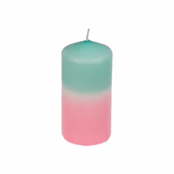 G. Wurm 10035209 candela di cera Cilindro Colore menta, Rosa, Bianco 1 pz