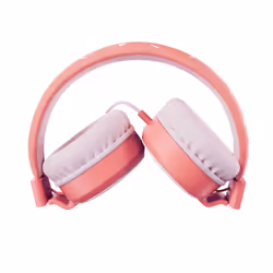Planet Buddies Olive the Owl Auricolare Cablato A Padiglione Musica e Chiamate Rosa, Bianco