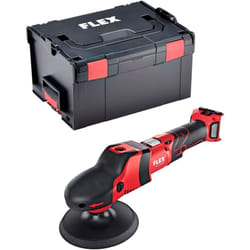 Lucidatrice a batteria Flex pe 150 18.0-EC senza batteria e caricatore in l-boxx