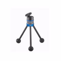 Novoflex BasicPod Mini treppiede Fotocamere digitali/film 3 gamba/gambe Nero, Blu - Vista aggiuntiva 4