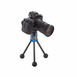 Novoflex BasicPod Mini treppiede Fotocamere digitali/film 3 gamba/gambe Nero, Blu - Vista aggiuntiva 6