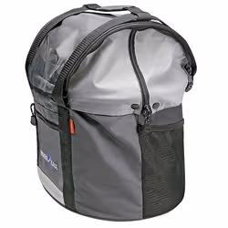 KLICKfix Doggy Shopper Frontale Borsa da bicicletta 24 L Grigio - Vista aggiuntiva 4