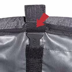 KLICKfix Doggy Shopper Frontale Borsa da bicicletta 24 L Grigio - Vista aggiuntiva 8