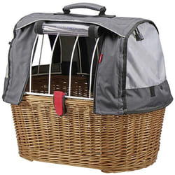 KLICKfix Doggy Basket Plus Posteriore Cestino per biciclette 40 L Legno